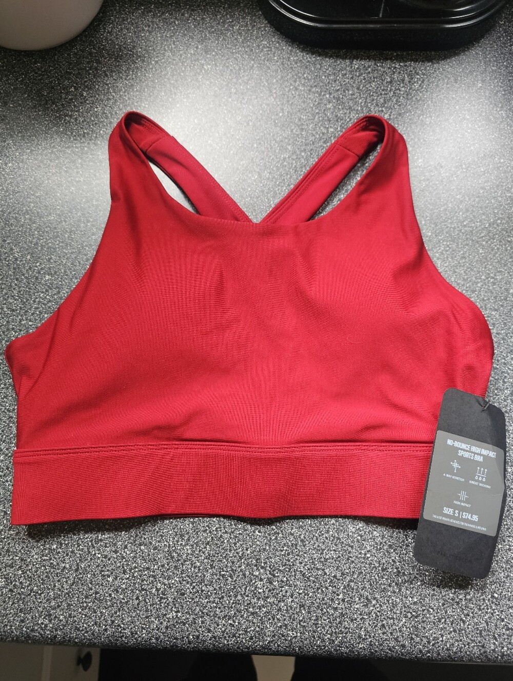 Fabletics Red Sports Bra